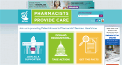Desktop Screenshot of pharmacistsprovidecare.com